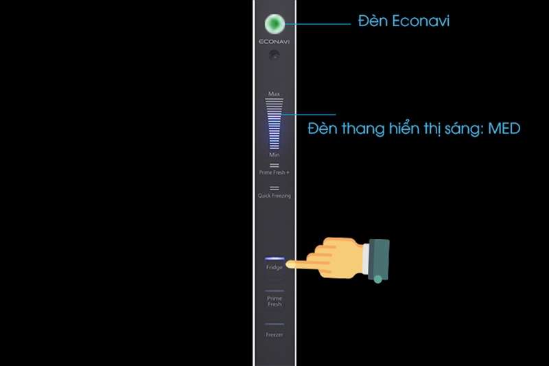 Hướng dẫn sử dụng tủ lạnh Panasonic chế độ Econavi tiết kiệm điện