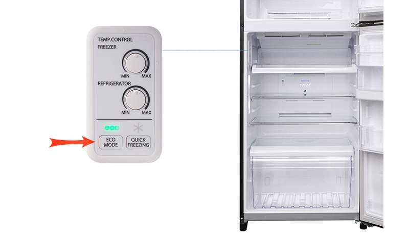 Hướng dẫn sử dụng tủ lạnh Toshiba, tính năng tiết kiệm điện