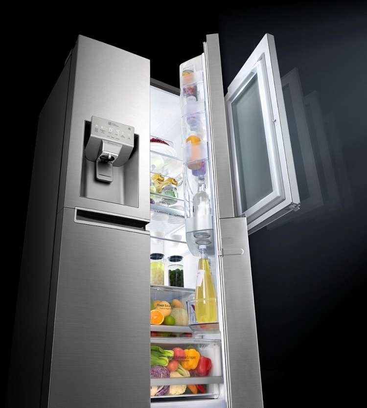 Tủ lạnh dung tích lớn, khả năng bảo quản thực phẩm tươi ngon trong thời gian dài. Ảnh: LG.