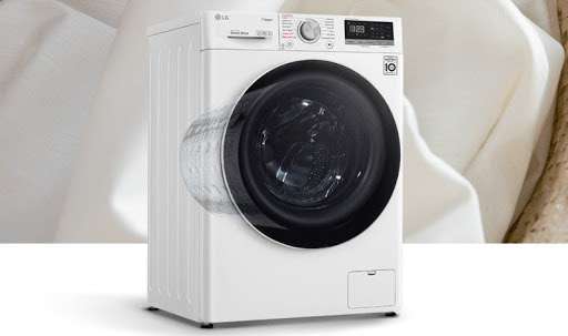 Máy giặt sấy LG Inverter 8.5 Kg FV1408G4W tích hợp công nghệ LG Steam™ diệt khuẩn 99.9%.