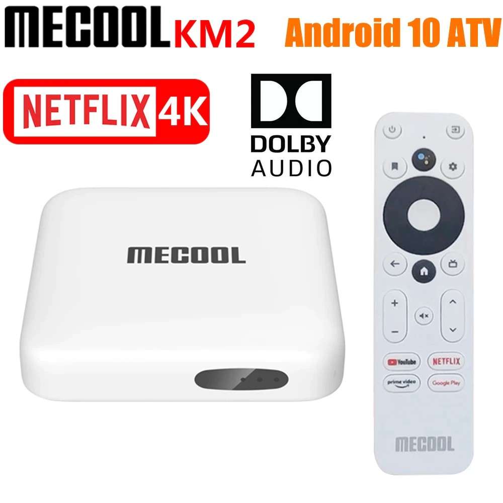 Android TV Box Mecool KM2 - Android TV 10 - Chứng nhận NETFIX 4K