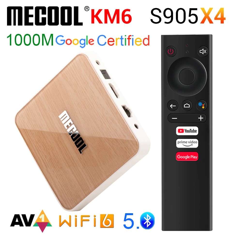 Android TV Box Mecool KM6 - Amlogic S905X4, AndroidTV 10 CE WIFI6