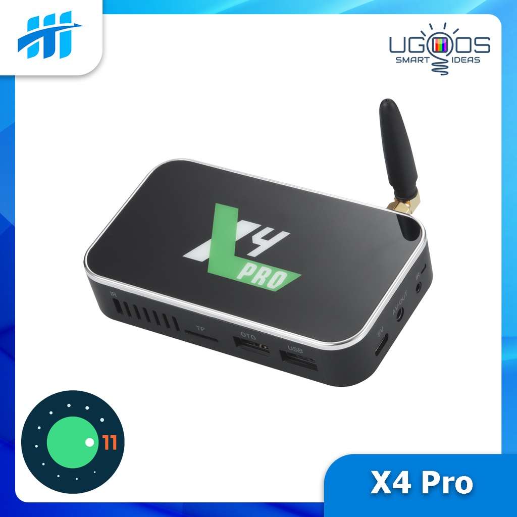 Android TV Box Ugoos X4 Pro - Android 11, Amlogic S905X4, Ram 4GB, Bộ nhớ trong 32GB - Dolby audio via passtrough