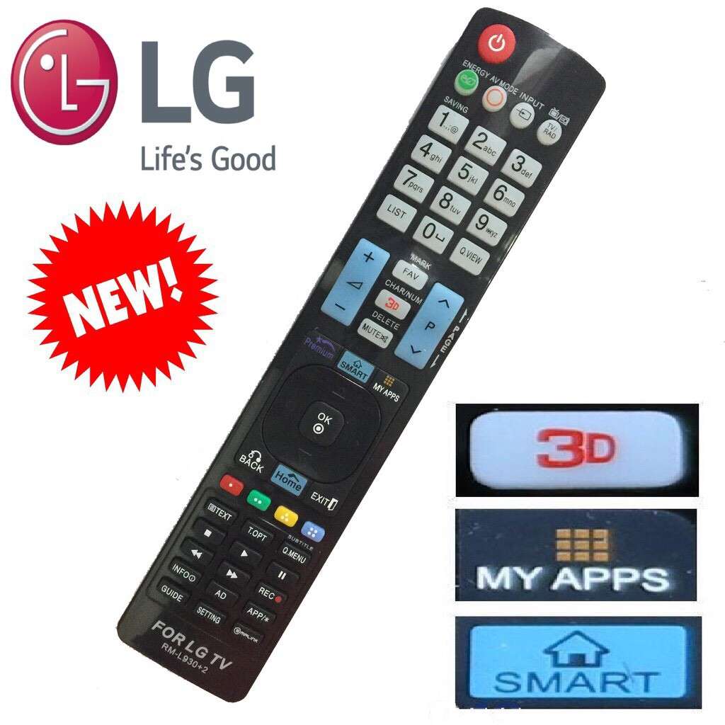 Điều kiển tivi LG Smart RM-L930+2 ( dùng cho tivi smart của lg)