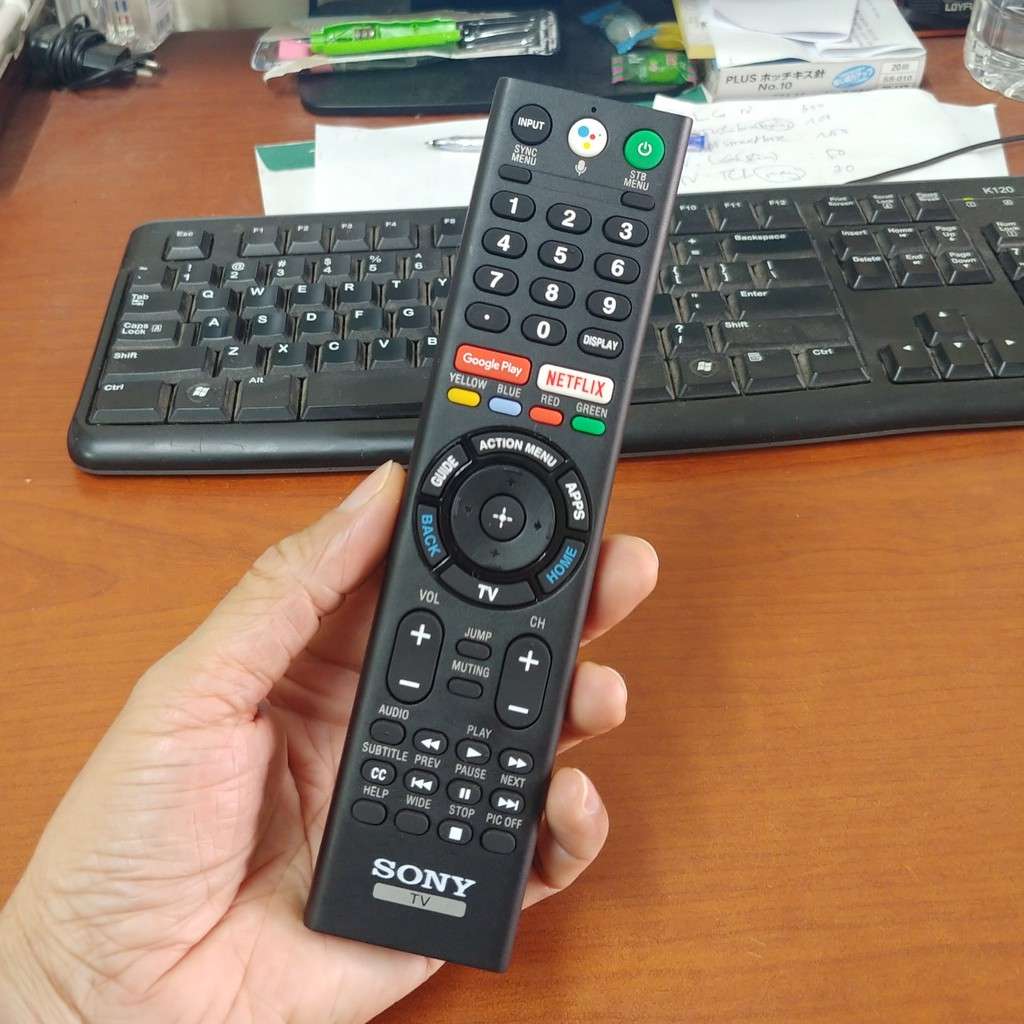 [Mã 2611DIENTU500K hoàn 7% đơn 300K] Remote - Điều khiển Tivi Sony giọng nói bản RMF-300U