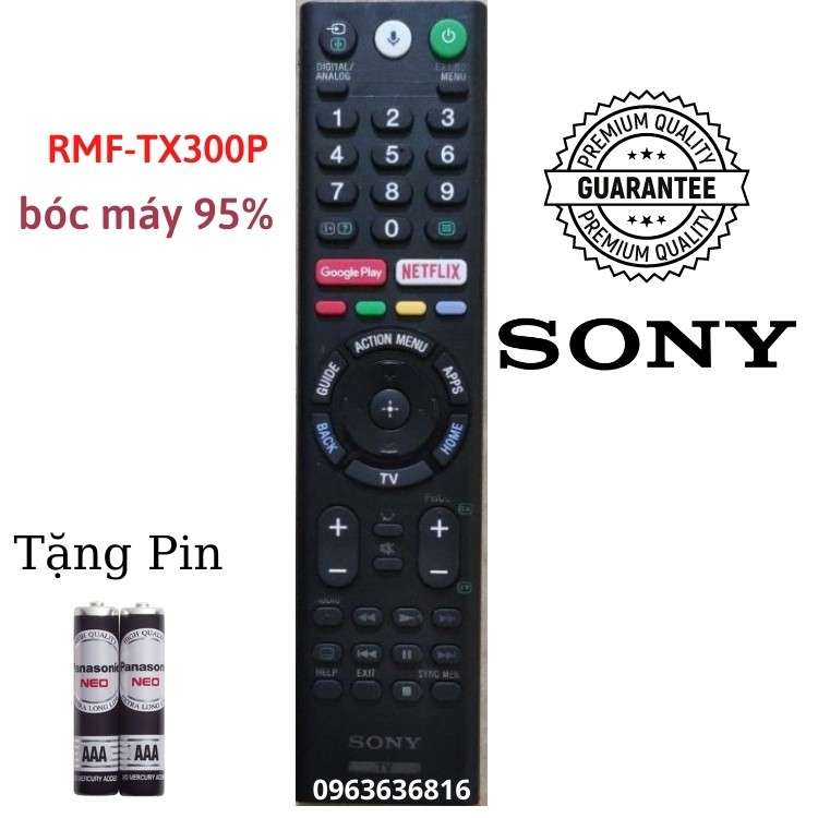 Điều Khiển Tivi SONY Giọng Nói RMF-TX310P ( BÓC MÁY 95 - 98% )