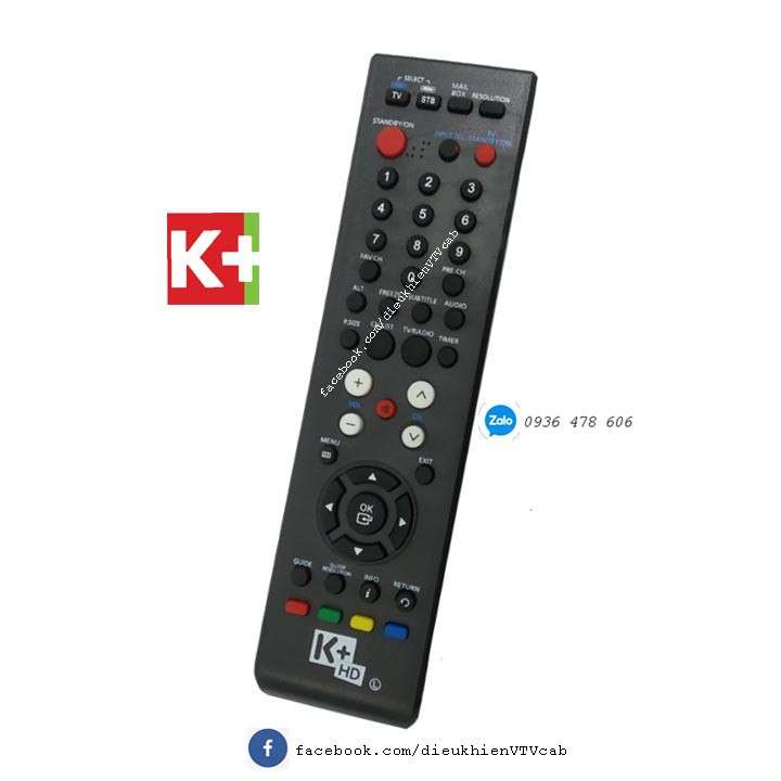 Điều khiển đầu thu K+ HD