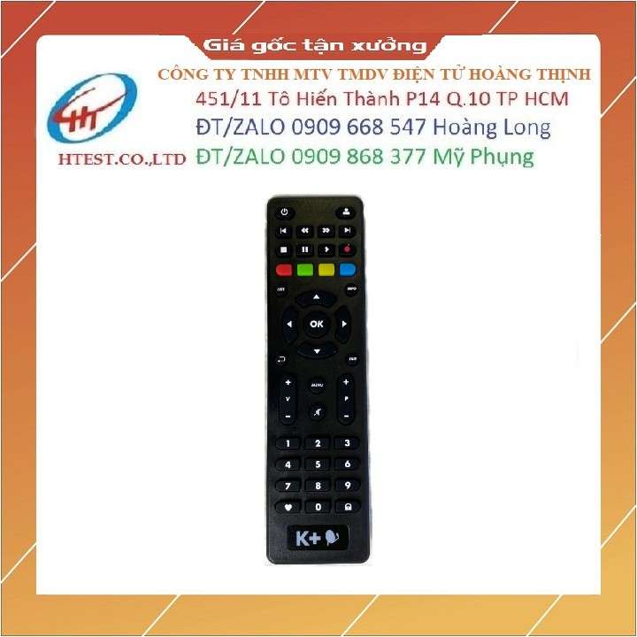 Điều khiển đầu thu K+ đời mới - HÀNG CHÍNH HÃNG