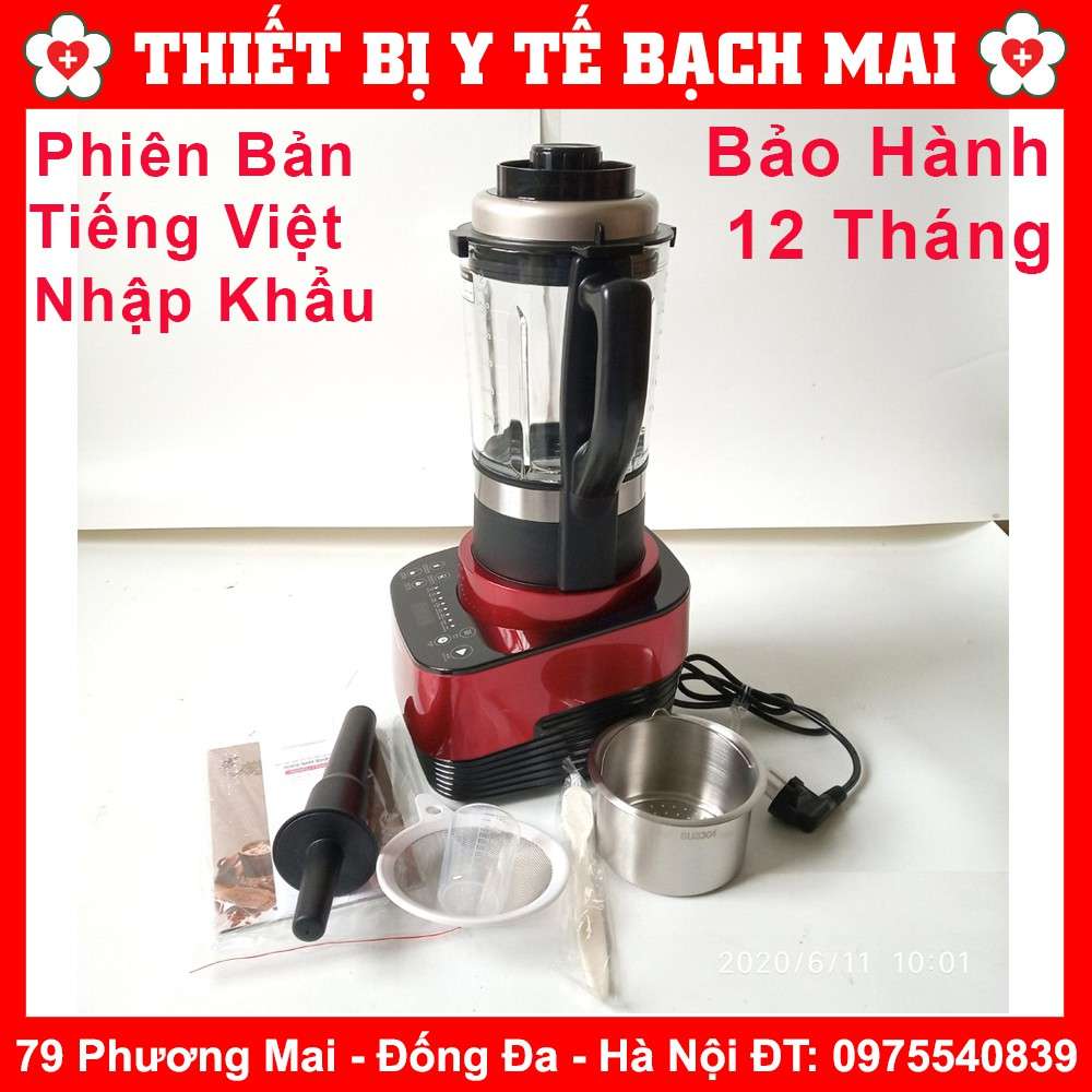 Máy Làm Sữa Hạt Ranbem 735H Phiên Bản Tiếng Việt + HDSD + Sách 101 Công Thức :àm Sữa Hạt