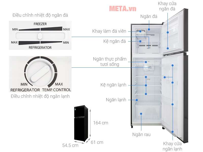 Tủ lạnh 2 cánh