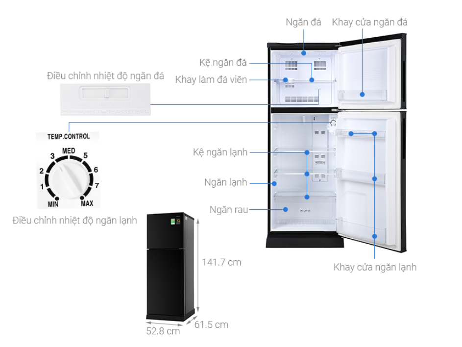 Top 5 tủ lạnh tiết kiệm điện đáng mua nhất trong tầm giá dưới 6 triệu đồng - Ảnh 4.