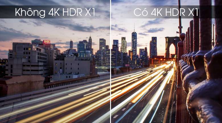 Công nghệ 4K HDR X1