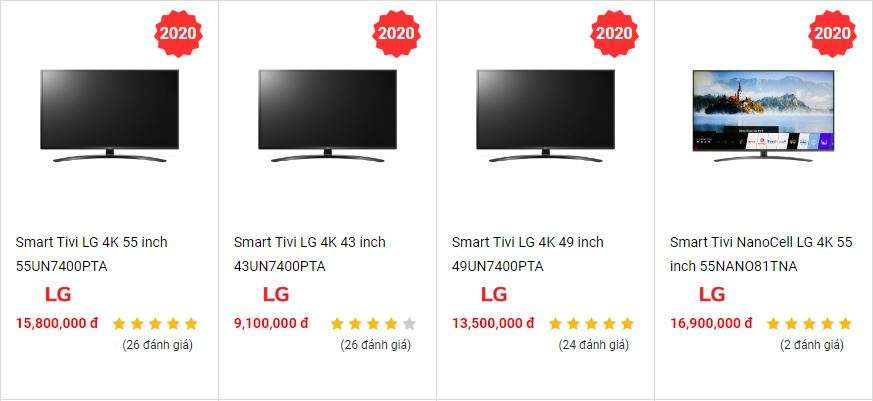 Giới thiệu các mẫu Smart Tivi LG 2020 có tích hợp tính năng Screen Mirroring :