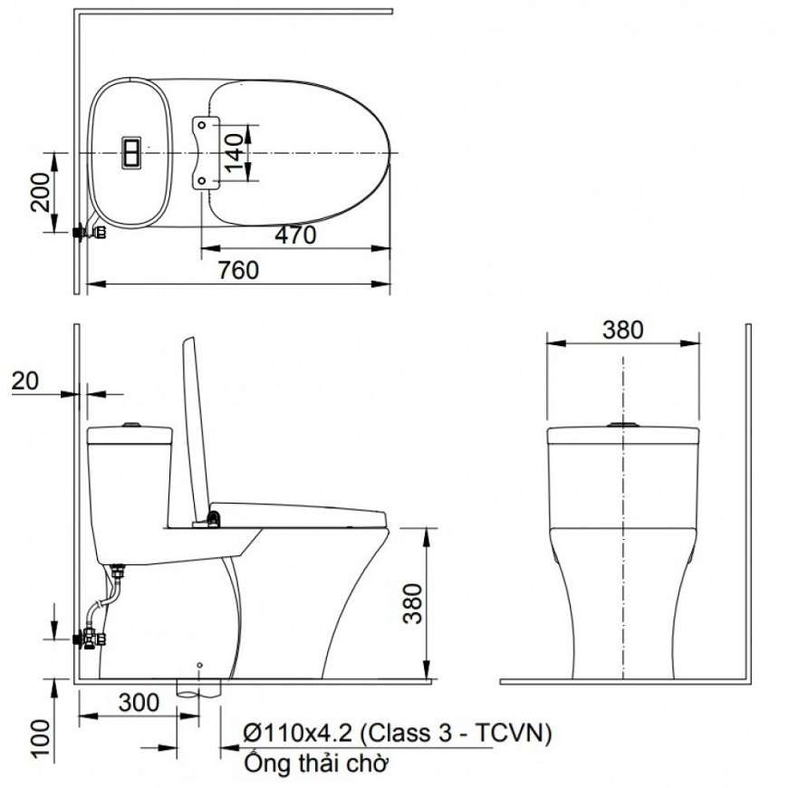 Cách Lắp Đặt bồn cầu TOTO 1 khối và 2 khối đúng kĩ thuật