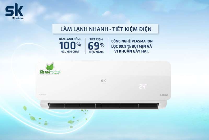 Điều hòa Sumikura inverter APS/APO-092DC 1 chiều 9000BTU