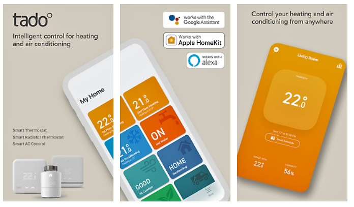 Ứng dụng Tado° Cooling