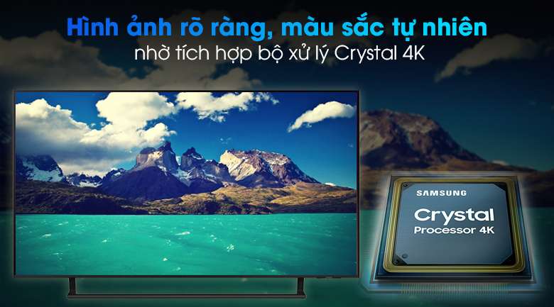 Crystal 4K - Tivi LED 4K Samsung UA50AU9000