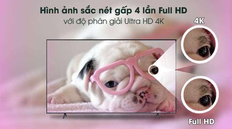 Ultra HD 4K - Smart Tivi Samsung 4K 60 inch UA60AU8100