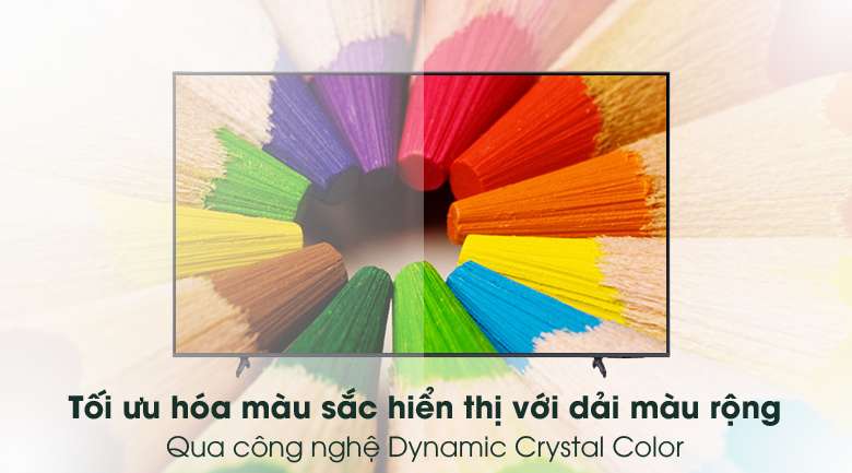 Dynamic Crystal Color - Smart Tivi Samsung 4K 60 inch UA60AU8100