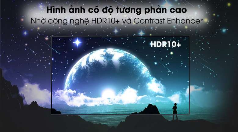 HDR10+ - Smart Tivi Samsung 4K 60 inch UA60AU8100