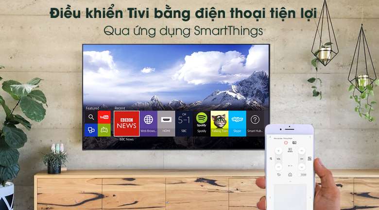 SmartThings - Smart Tivi Samsung 4K 60 inch UA60AU8100