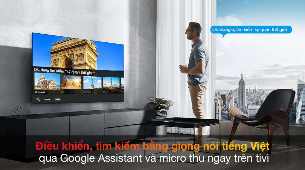 Android Tivi TCL 4K 65 inch 65P725 - Google Assistant