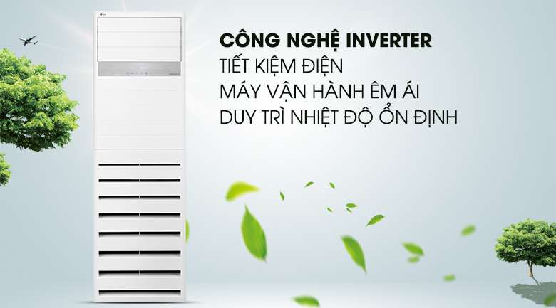 Công nghệ Inverter - Máy lạnh tủ đứng LG Inverter 3 HP APNQ30GR5A3