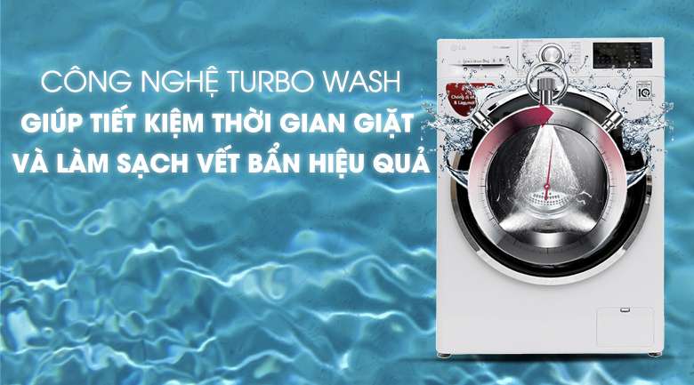Công nghệ giặt nhanh Turbo Wash