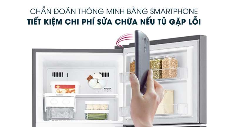 Chẩn đoán lỗi thông minh - Tủ lạnh LG Inverter 315 lít GN-M315BL