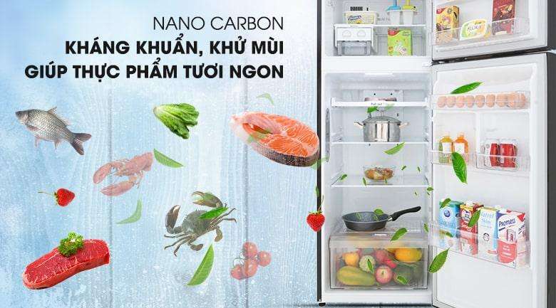 khửu mùi NANO CACBON kháng khuẩn,khử mùi giúp thực phẩm tươi ngon