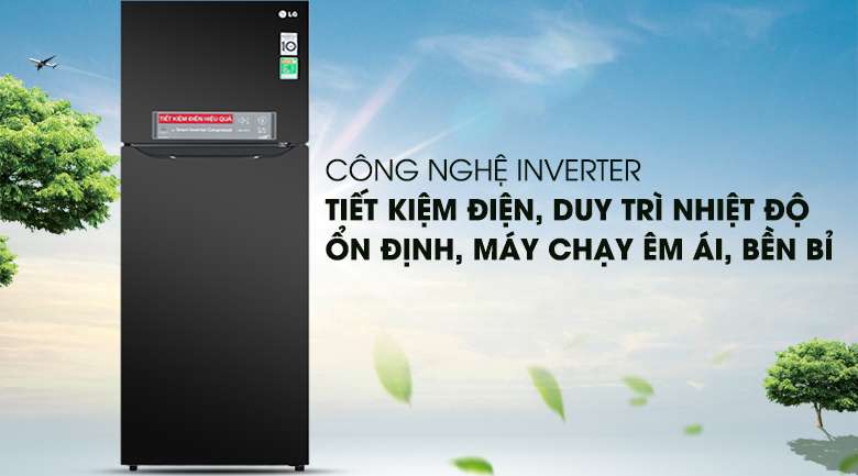 Công nghệ Inverter - Tủ lạnh LG Inverter 315 lít GN-M315BL