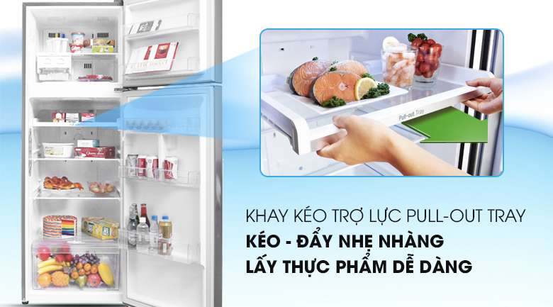 Ngăn kéo trợ lực - Tủ lạnh LG Inverter 315 lít GN-M315BL