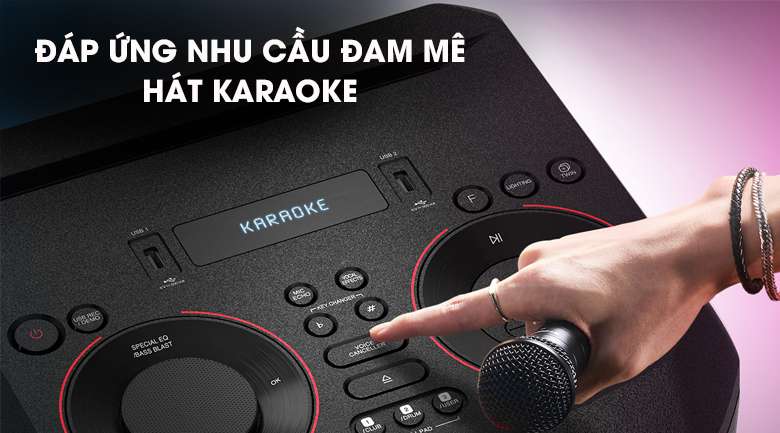 Loa Karaoke LG Xboom RN5 - Đáp ứng nhu cầu hát Karaoke