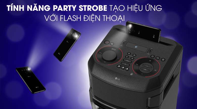 Loa Karaoke LG Xboom RN5 - Tính năng Party Strobe