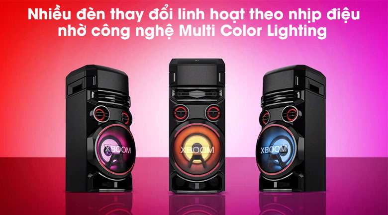 Loa Karaoke LG Xboom RN7 - Công nghệ Multi color Lighting