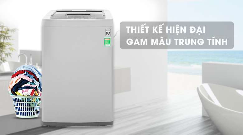 Máy giặt LG Inverter 8 kg T2108VSPM2 - Thiết kế hiện đại cùng gam màu trung tính