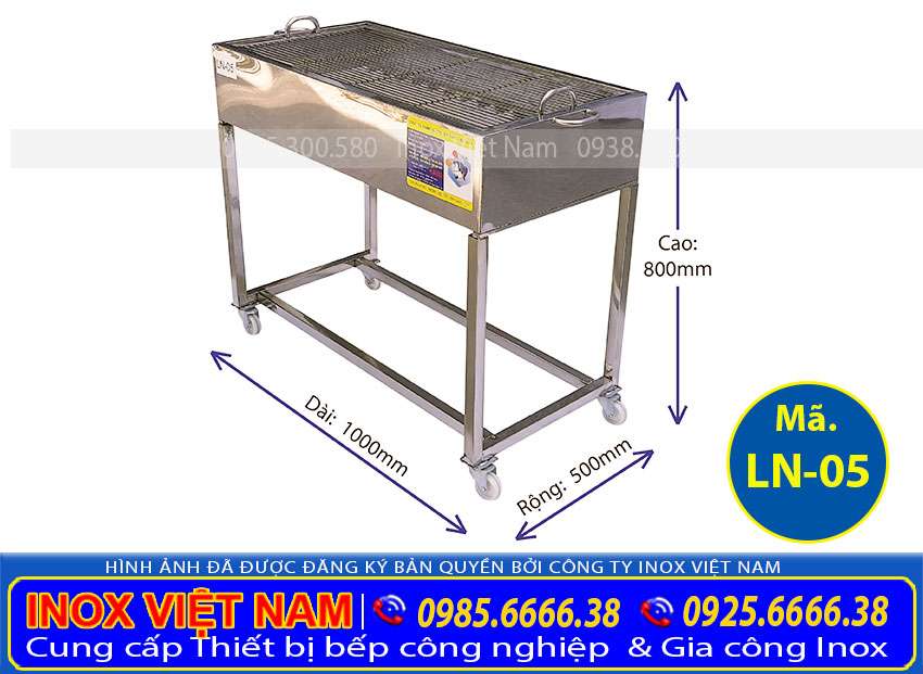 Lò nướng BBQ inox LN05