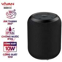 Loa Bluetooth 5.0 Ngoài Trời VIVAN VS12 Công Suất 10W Chống Nước IPX6 Âm Thanh Vòm 360 Độ Hi-Fi Pin 1800mAh Playtime Đến 8H - BẢO HÀNH CHÍNH HÃNG 1 ĐỔI 1 - VS12