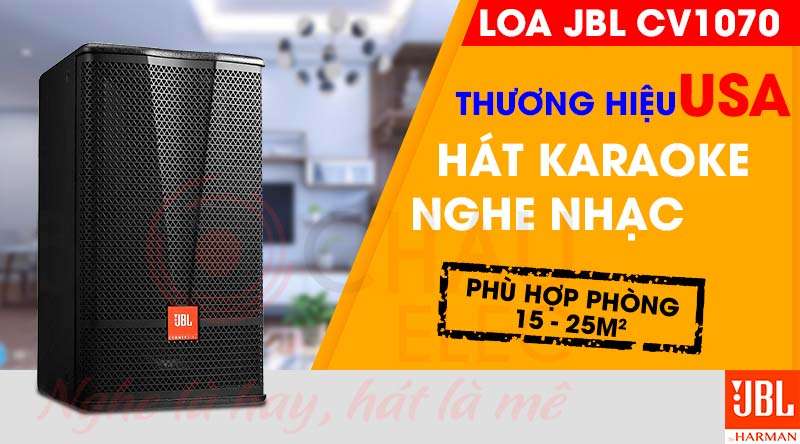 Loa karaoke JBL CV1070 hiện đại, sang trọng