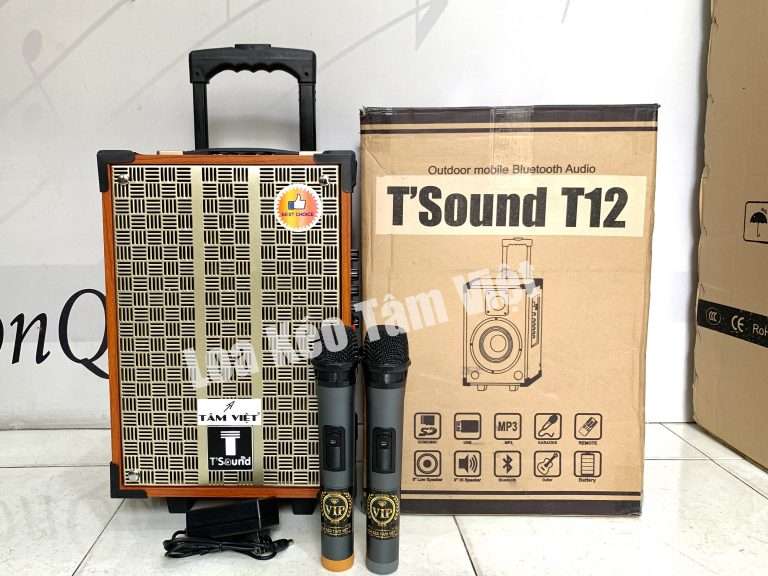 Loa kéo mini T'Sound T12 bass 2 tấc