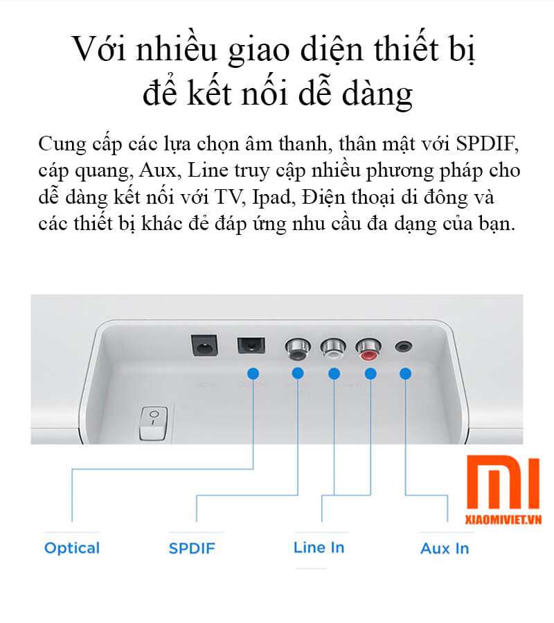 Loa Sound Bar Xiaomi 8 Kênh cho Tivi Chính Hãng - XiaomiViet