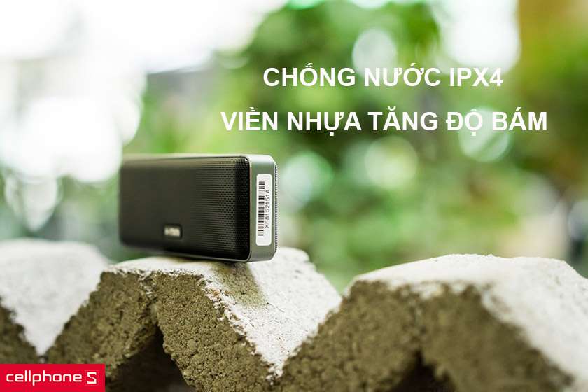 Thiết kế đơn giản nhỏ gọn, chống nước chuẩn IPX4