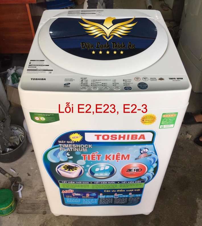 lỗi e2-3 máy giặt toshiba