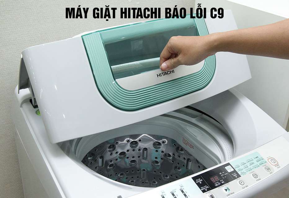 Máy giặt Hitachi báo lỗi C9