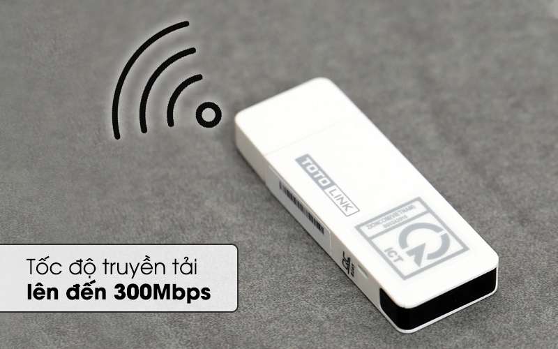 USB Wifi 300Mbps Totolink N300UM hỗ trợ người dùng kết nối không dây hiệu quả, chất lượng