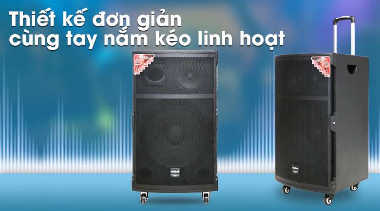 Thiết kế Loa kéo Karaoke Mobell K1501