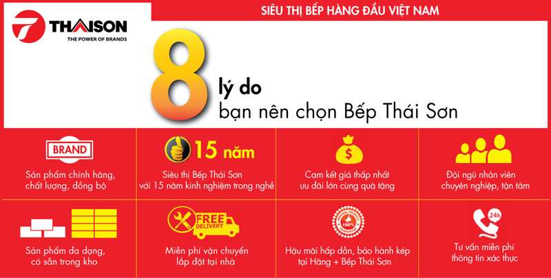 8 lý do khiến khách hàng lựa chọn mua lò nướng tại Bếp Thái Sơn