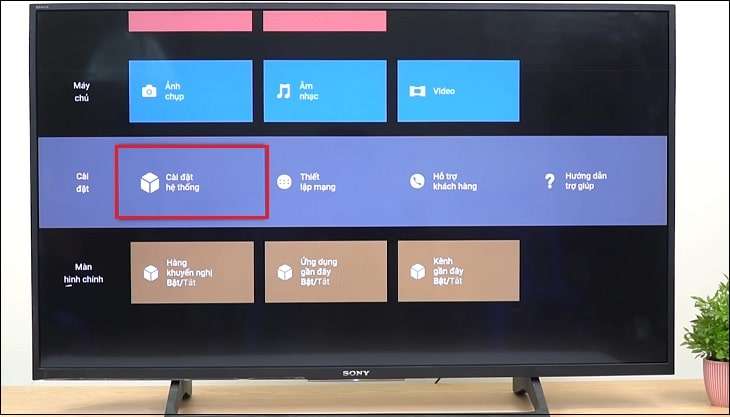 Hướng dẫn cách kiểm tra kết nối Internet trên tivi Sony