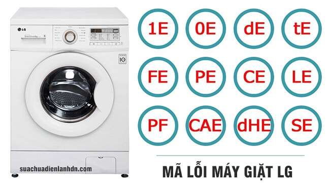 Mã Lỗi Máy Giặt LG inverter Cửa Ngang và Cửa Đứng PE, AE, UE ...