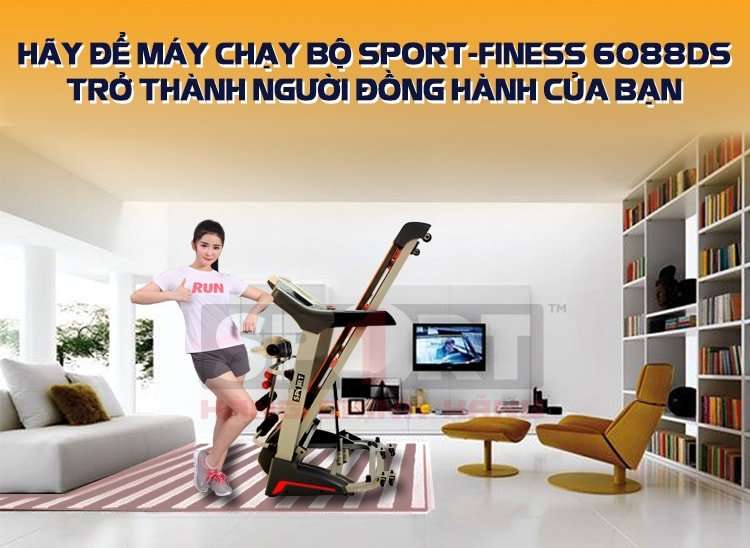 Máy tập chạy bộ điện đa năng cao cấp Sport Fitness-YY6088DS 8